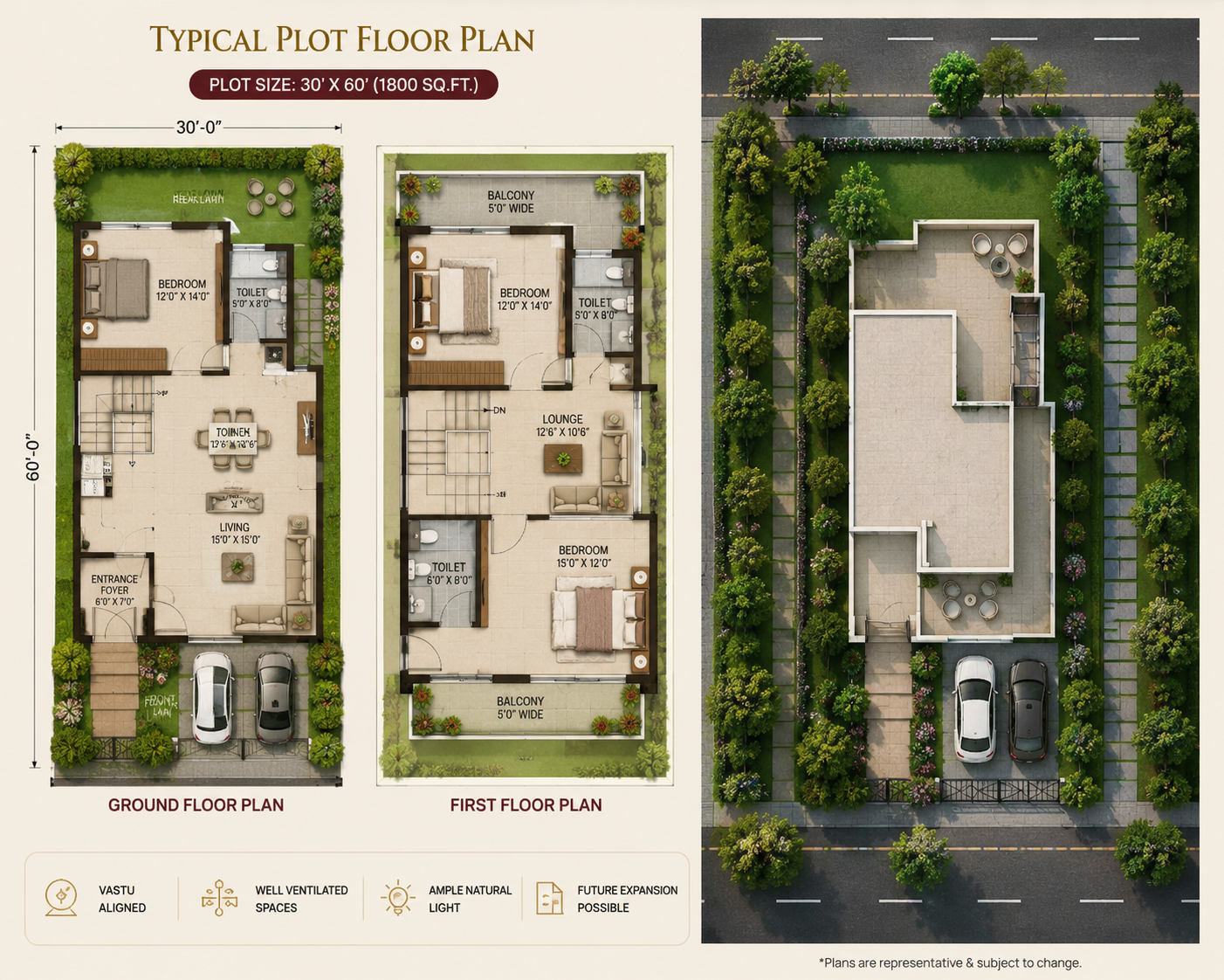 Sample floor plan layout