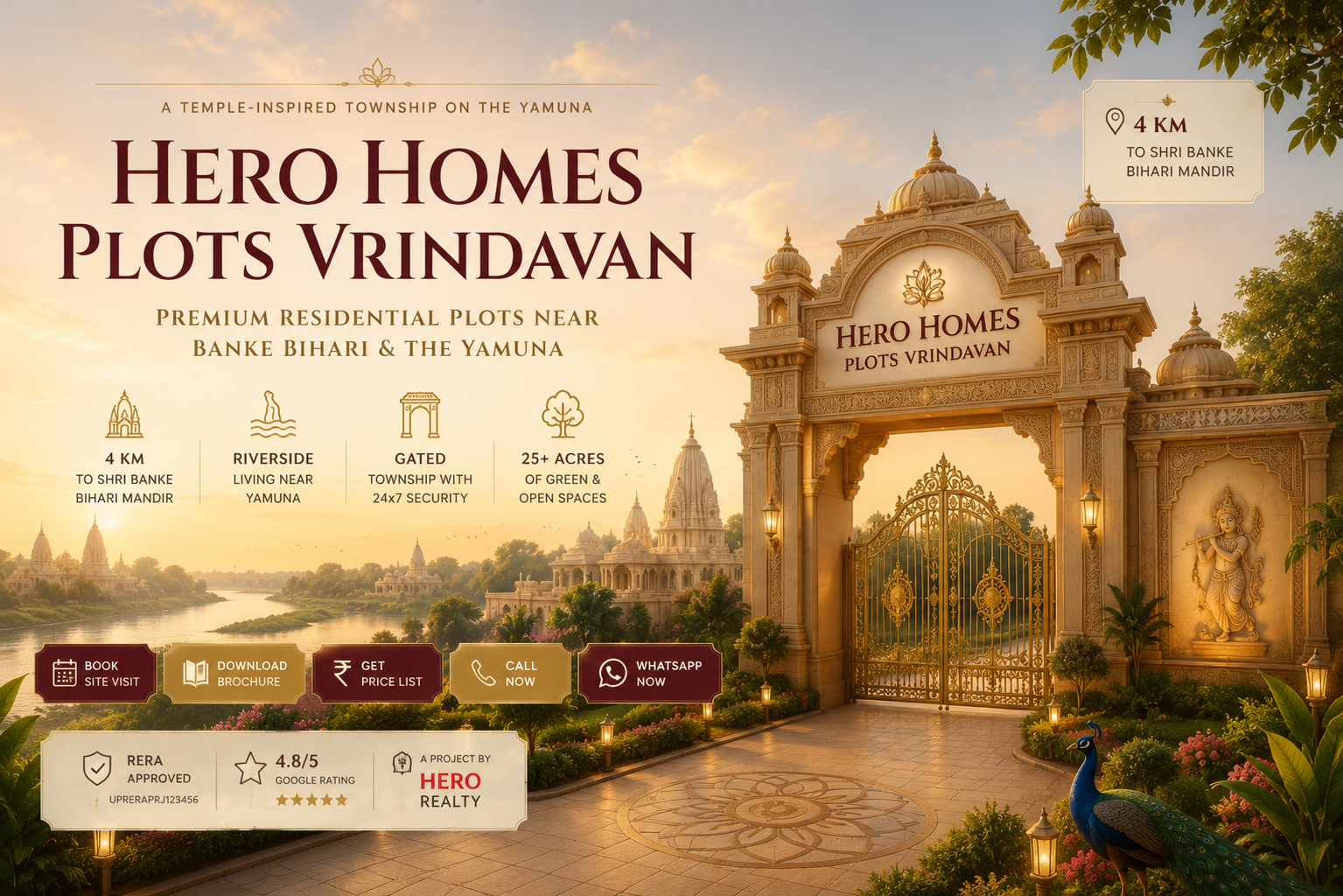 Hero Homes Plots Vrindavan